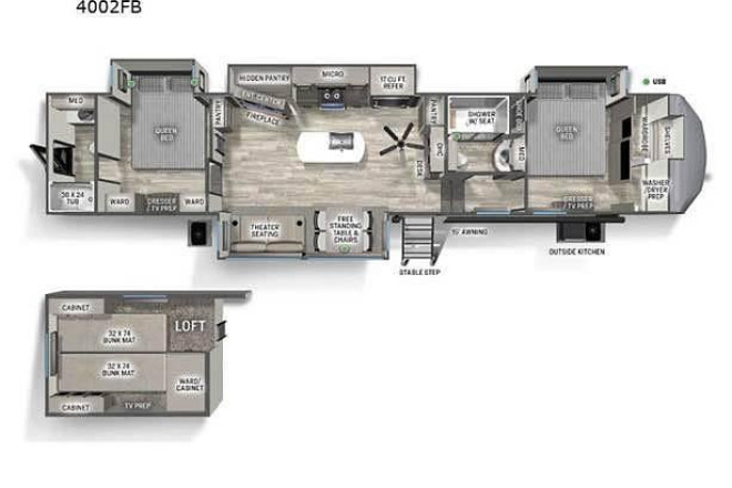 2024 Sandpiper 4002FB